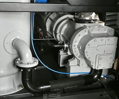 Airend η-V do compressor ELGi Série EG 90 a 160 kW para eficiência operacional
