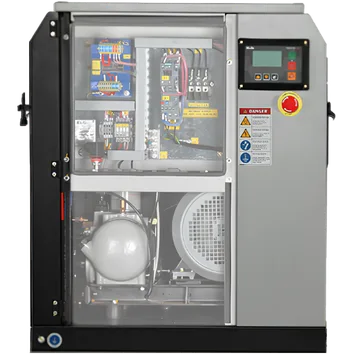 Compressor de parafuso ELGi Série EN com projeto compacto para operação limpa e confiável
