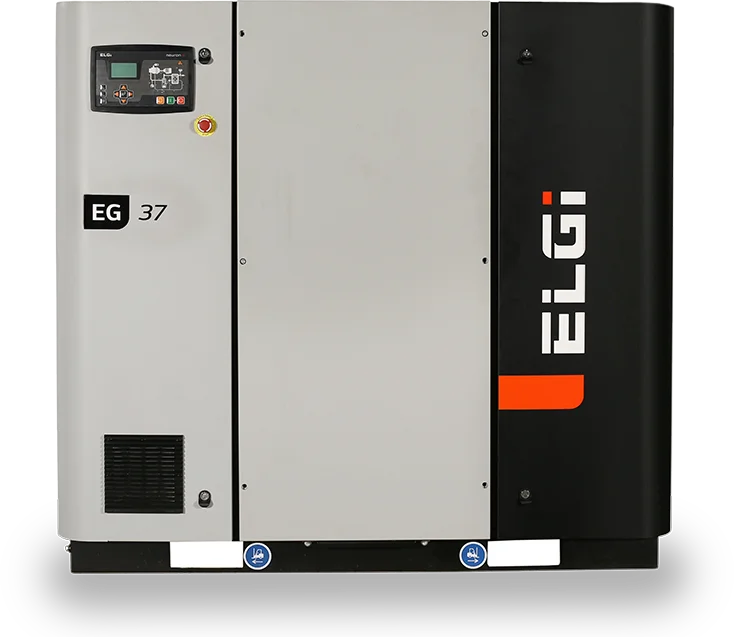 Compressor de parafuso lubrificado ELGi Série EG de 11 kW a 75 kW