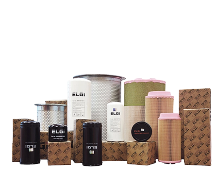 Kit de filtros e separadores para manutenção preventiva de compressores industriais