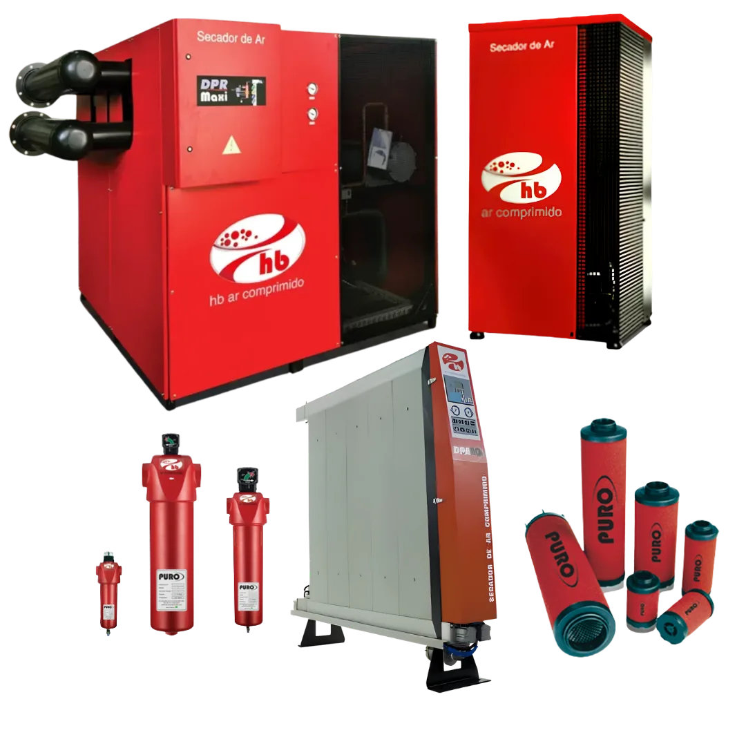 Secador de Ar Comprimido HB Linha DPR fornecido pela GRU Compressores