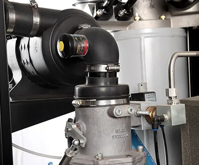 Válvula de admissão do compressor ELGi Série EG para controle da entrada de ar